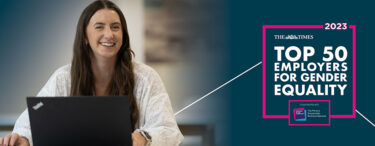 Video: We’re one of the top 50 employers for gender equality for second consecutive year