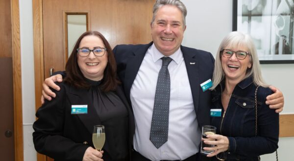 Abigayl Clift 40 Years at Wates celebrating